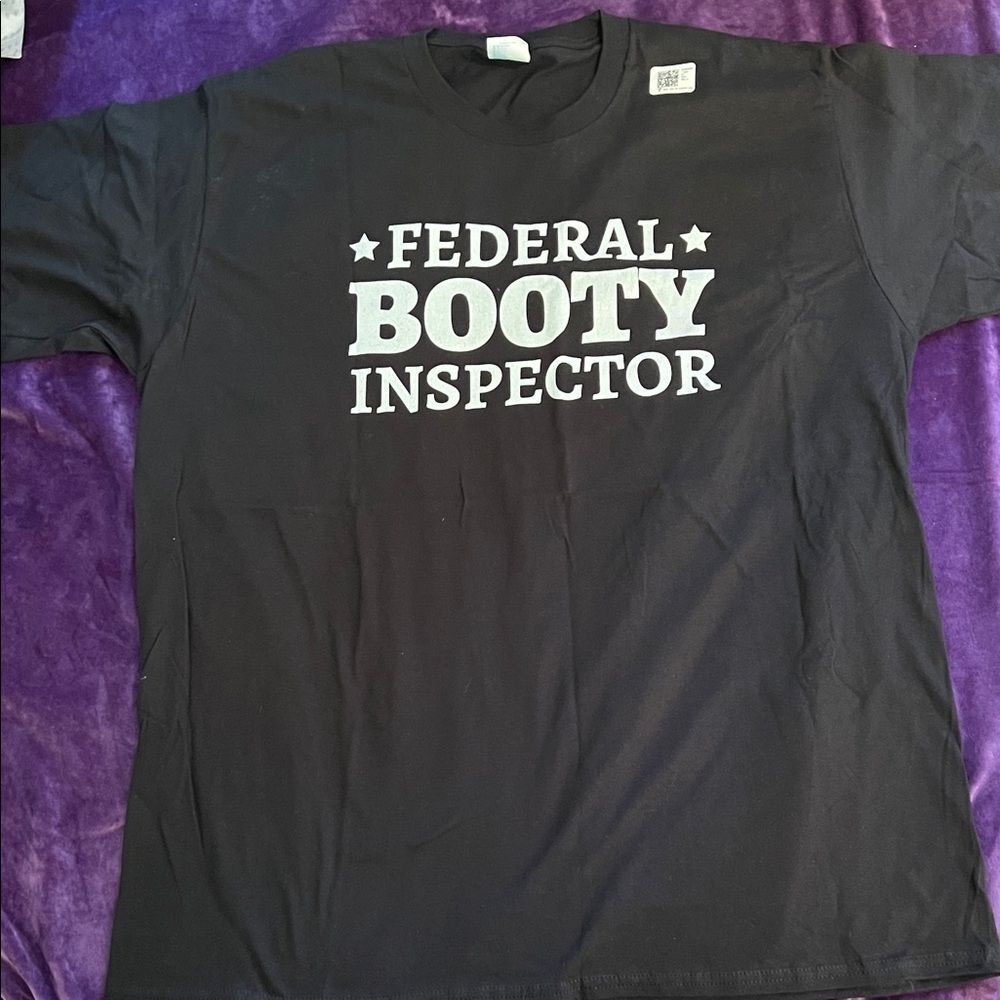 Federal Booty Inspector (FBI) T-Shirt with Bold Text (Men’s XL)